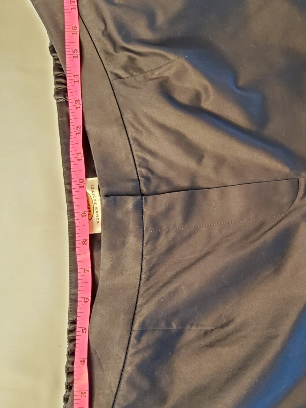 Talbots Navy Straight-Leg Stretch Pants - Picture 6 of 8